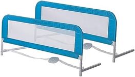Dream On Me Adjustable Mesh Bedrail Double Pack, Blue, 3 Pound