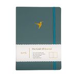 Yop & Tom Dot Grid Journal - Hummingbird - A5 Notebook with Extra Thick Paper (160 GSM) and Lay-Flat Binding - Bullet Grid Journal - Deep Ocean