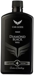 Car Gods Black Carnauba Wax Polish Scratch Remover Paint Protection 500 ml - Pigmented Formula 3 in 1 Restores Pigments Protects Vehicle Paintwork Removes Surface Oxidation Blemishes Minor Scratches