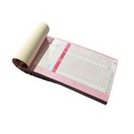 GSM Bill Book Cash Memo Writing Note Pad (100+100 Pages, 18cm By 13cm) for Businessman, Shops, And Offices (Pack of 1)