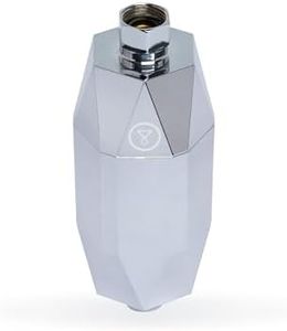 Tappwater ShowerPro Diamond - Filtro para Ducha. Filtra la Cal, el Cloro y +70 sustancias. Diseño único. Filtración en 4 etapas y tecnología KDF-55 para piel suave y pelo fuerte. 6 meses - 20.000L