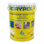 Acrypol + with Fibres 20kg Grey Waterproof Roof Coating (Grey)