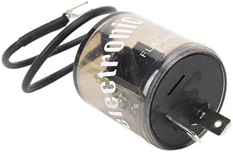 LED Flasher Relay 2Pin Electronic Flasher Relay LED Turn Lights Bulbs Relay DC12V for Car Motorcycle