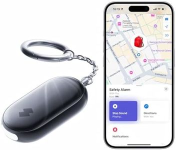 130 dB Personal Safety Alarm for Women with Apple Find My APP, Extra-Loud Siren & Strobe Light, Waterproof Self Defense Keychain for Women, College Girls and Kids