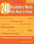 240 Vocabulary Words Kids Need to K