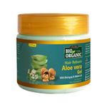 INDUS VALLEY Bio Organic Hair Reborn Aloe Vera Gel With Bhringraj & Walnut Oil For Ultimate Hair Management (175ml)