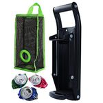 Metals Can Crusher & Compactor, Heavy Duty Wall-Mounted Bottle Opener Smashers for 16 oz and 12 oz Aluminum Seltzer, Soda, Beer Cans and Bottles Eco-Friendly Recycling Tool