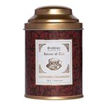 Sublime House of Tea Soothing Strawberry Loose Leaf Tea (100g) | Caffeine Free and Made Using Real Strawberry | Blend Satisfaction in a Cup