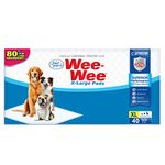 Wee Wee Dog Pee Pads Extra Large | 40 Count | Puppy Training Pee Pads for Dogs | XL Size