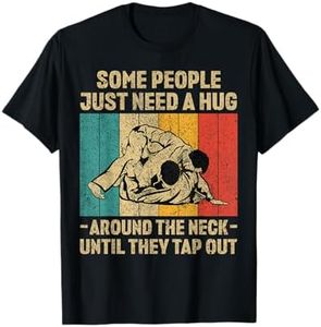 Some People Just Need A Hug Vintage BJJ Brazilian Jiu Jitsu T-Shirt