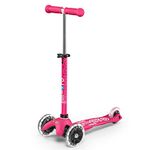 Micro Kickboard | Mini Deluxe LED | Three-Wheeled | Lean-to-Steer Swiss-Designed Micro Scooter | Motion-Activated Light-Up Wheels | Toddlers & Children Ages 2-5"