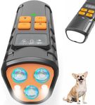 2025 Dog Bark Deterrent - 3rd Gen 3X Ultrasonic+Flash Super Hybrid Anti-Bark with 2 Modes, 6 in 1 Humane Trainer with LCD Display, 50ft Range for Indoor Outdoor, Instantly Stop Neighbor's Dog Barking