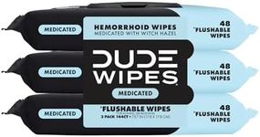 DUDE Wipes - Medicated Flushable Wi