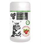 Eco Soft Cat Litter Deodorizer 750gms | Strawberry Fragrance | Odour Eliminating Powder | Suitable for All Types of Litter | Long Lasting Odour Control | Strong Cat Urine Smell Remover | Aromatherapy