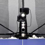 WAYMARK Table Tennis Robot Ping Pong Ball Machine JT-A Automatic Ping Pong Robot Trainer with Net and 100 Balls