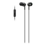 Sony MDREX110APB.CE7 Deep Bass Earphones with Smartphone Control and Mic - Metallic Black