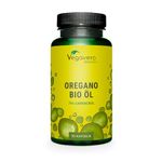 Vegavero Organic Oregano Oil Capsules | Vegan | 90 mg Carvacrol, 3 mg Thymol | Cold-Pressed Essential Oregano Oil | NO Additives, Lab-Tested | 90 Capsules