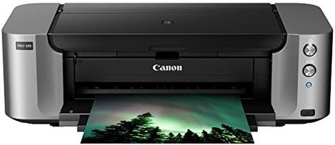 Canon Pixma Pro-100 Wireless Color Professional Inkjet Printer with Airprint and Mobile Device Printing