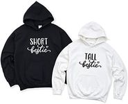 Best Friend Hoodies Tall and Short 