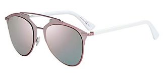 Dior Women's DIORREFLECTED 0J M2Q Sunglasses, Pink White Rose Gd Gray Speckled), 52