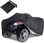 ATV Cover Waterproof MAYHOUR Beach Buggy Cover Outdoor Dust Rain UV Protection four wheeler Universal Heavy Duty Quad Cover Universal For Honda Polaris Yamaha Suzuki (L:79×37×42in/200×95×106cm)