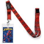 Ata-Boy Marvel Spiderman Lanyard Badge Holder, Spider-manLanyards for ID Badges - Marvel Spiderman Gifts & Merchandise…