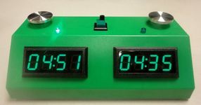 Zmart Fun ZMF-II Digital Chess Clock - Green LED Display / Green Case by ZmartFun