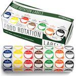 Day Dots Food Labels | 1" Date Dot Stickers for Food Containers, 7000 Labels with Dispenser Box