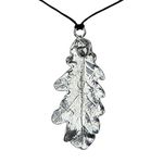 Handcrafted Oak Leaf and Acorn Pendant - Symbol of Strength and ProsperityHandmade in Finest Pewter, by William Sturt
