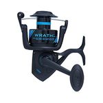 PENN Wrath Spinning Inshore Fishing Reel, Oil Felt Front Drag, Max of 15lb | 6.8kg, Made with a Lightweight, Corrosion-Resistant Graphite Body,Black/Blue