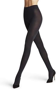 FALKE Women's Softmerino Tights, Thick Warm Breathable, Merino Wool Cotton, Trendy Casual or Dress Stockings, Blue (Dark Navy 6379), S, 1 Pair