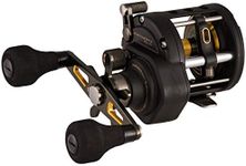 PENN Fathom® II Level Wind, Saltwater Fishing Reel, Conventional Reels, Sea - Nearshore/Lake Fishing, Shore and Kayak Fishing, Unisex, Black Gold, 30 | Left Hand
