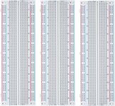 ELEGOO 3pcs Breadboard 830 Point So