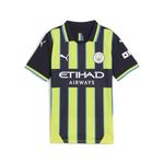 PUMA Manchester City Kids Away Shirt 2024/25 Season - New Navy - Size: 11/12 Years