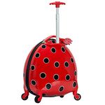 Rockland Jr. Kids' My First Polycarbonate Hard Side Spinner Ladybug Luggage