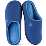 RockDove Women's Original Two-Tone Memory Foam Slipper, Size 7/8 UK Women, Indigo