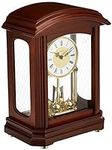 Bulova B1848 Nordale Clock, Walnut 