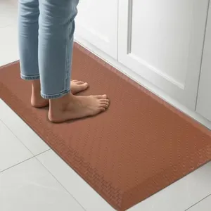 QSY Kitchen Anti Fatigue Floor Mats,Comfort Cushioned Standing Rugs,Waterproof，Non-Slip Memory Foam Kitchen Mats for Floor，39x20x0.75 Inch