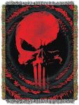 Marvel's Punisher, Center Target Woven Tapestry Throw Blanket, Multi Color