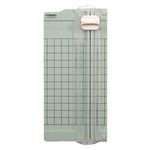 Vaessen Creative Mini Paper Cutter, 2.5 x 6 inches, Small Trimmer for Card Making, Scrapbook Ideas and Creative Papercrafts, Mint Green