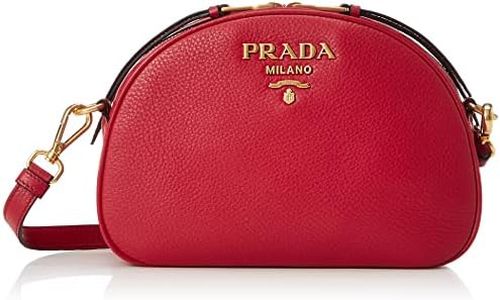 Prada 1BH130 Women's ROSSOB Shoulder Bag, ROSSOB, Free Size