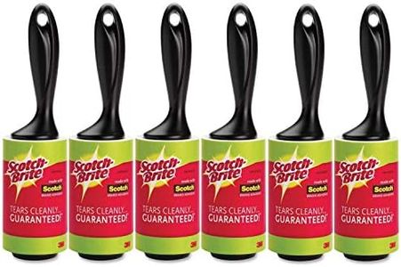Lint Roller Removes lint, fur, fuzz and other debris from clothing and upholstery(Pack of 6, 56 sheets on each roll)