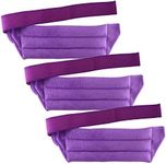 Microwavable Heating Pads for Lower Back and Menstrual Cramps - Moist Microwave Heating Pads for Muscles and Joints - Natural Microwave Hot Packs Heat Pads for Lower Back Pain - 3 Packs Purple