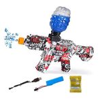 CrustaStun Automatic Fresh Gel Blaster Gun for Kids-Adults Electric Operated Gun High Speed Upto 50 Feet Range Including Gel Balls (Multi Color)