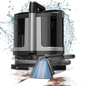 Carpet Cleaner Machine,Carpet & Upholstery Cleaner, Portable 450W 18Kpa Strong Suction Spot & Stain Remover with Deep Cleaning for for Pets,Stairs,Car Seat and Couch