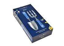 Burgon & Ball British Meadow Trowel and Fork Set, 29 cm Length
