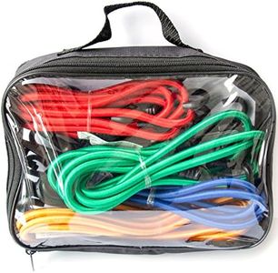 Bungee Cord Assortment - Premium 16 Piece Set with Plastic Coated Metal Hooks