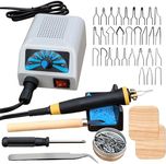 FIRElood LH20 Wood Burning Kit,Wood Burning Tool, Adjustable Temperature Wood Burner Kit,professional wood burning kit for Adults Beginners Craft,pyrography pen Comes With 30Pyrography Wire Tips