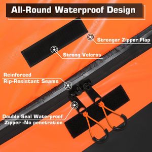 Sailnovo Car Roof Bag 20 Cubic Feet – Foldable Soft Storage with Straps & Hooks