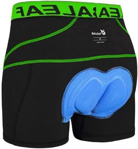 BALEAF Men's 3D Padded Bike Shorts Cycling Underwear MTB Liner Road Biking Bicycle Clothes Green XXXL